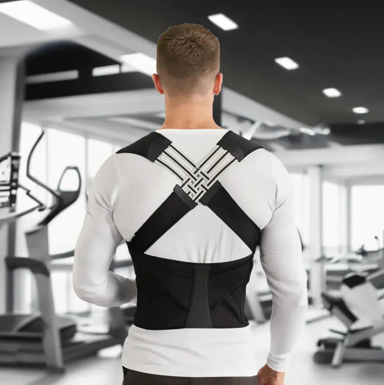 Adjustable Posture Corrector – Back, Neck & Shoulder Support