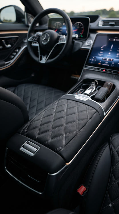 Leather Armrest Cover for Car